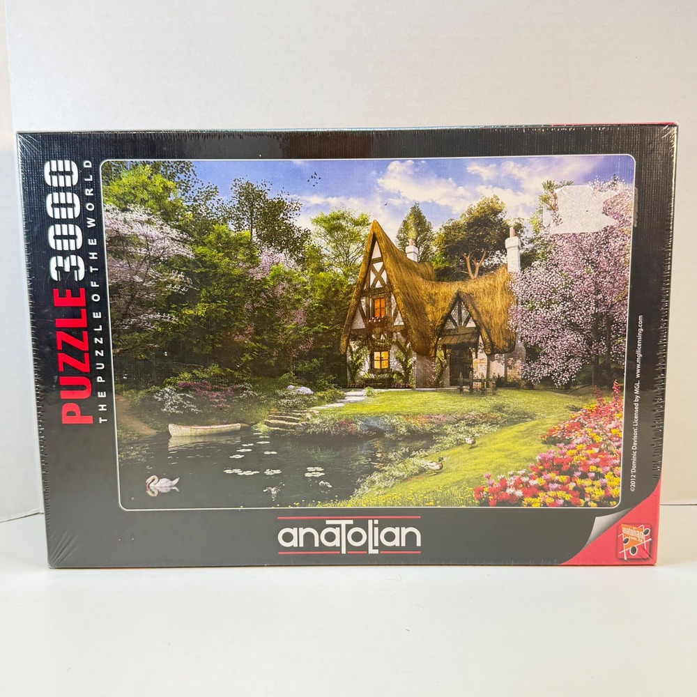 Anatolian Jigsaw Puzzle 3000 Piece Spring Lake Cottage Dominic Davison 4900